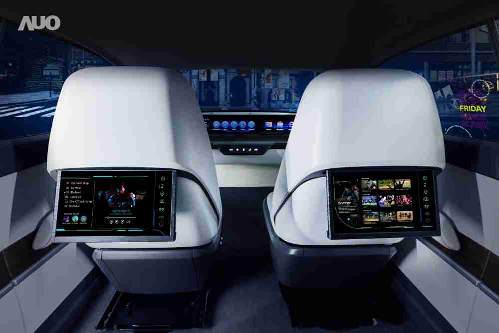 28国际新一代Smart Cockpit 2024，，，，以Micro LED先进显示技术优势，，创建〝可卷式后座娱乐显示器〞，，，，仅在互动时才显示出所需画面及信息，，，，扩充更丰富的娱乐和交互信息服务，，，获国际奖项荣耀